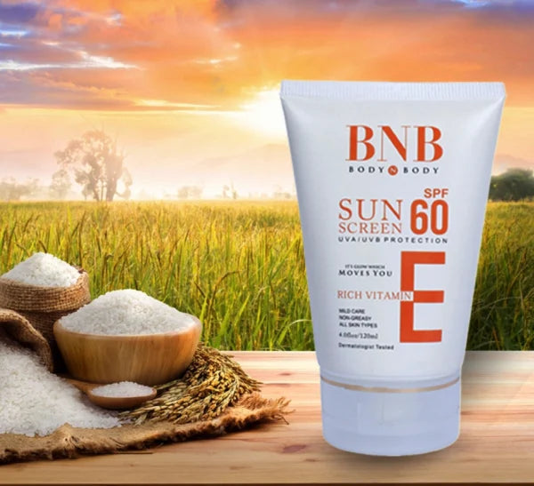 Bnb Sun Screen Spf-60 Vitamin E 120-Ml