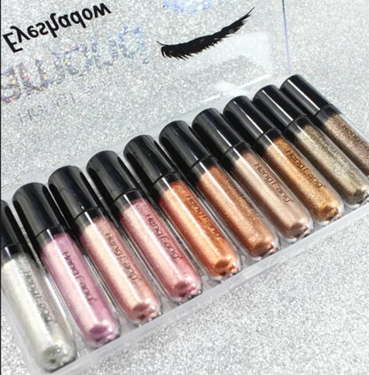 Shine Diamond Glitter Eyeshadow (10 Pcs)