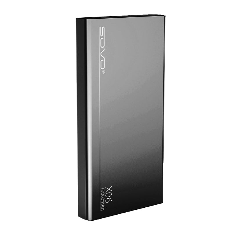 SOVO X06 10000mAh Compact Metal Portable Power Bank