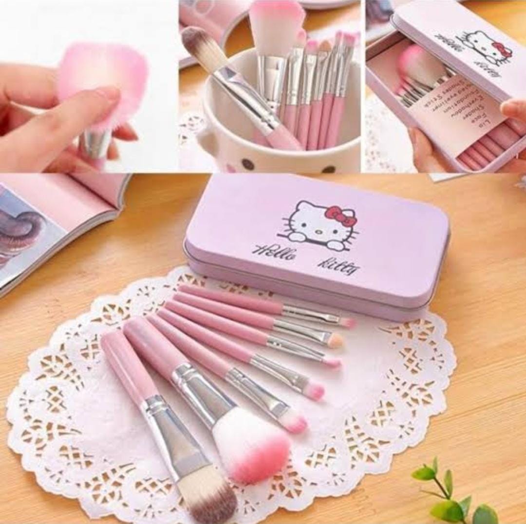 Hello Kitty Makeup Brush Set 7-pcs