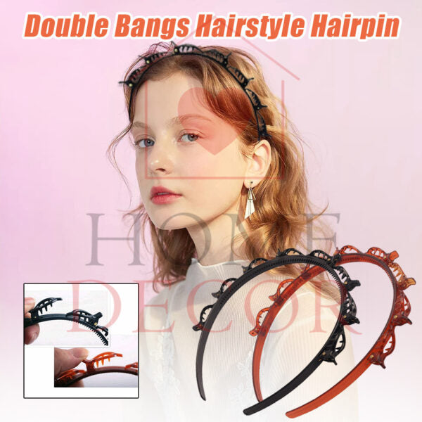 New Hair Style twister hair band headband with clip hair styling new fashion for girls (Black Color)