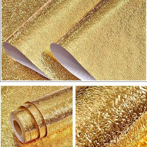 Aluminium Foil Sheet - Golden (60×200)