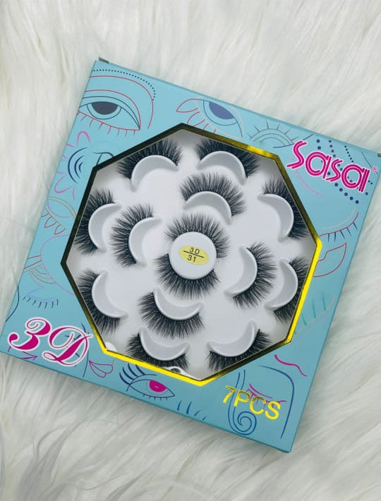 Sasa 3d Eyelashes 7 Pcs