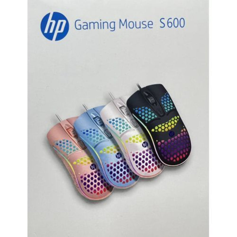 Lightweight Optical S600 Honey Comb Design RGB Gaming Mouse