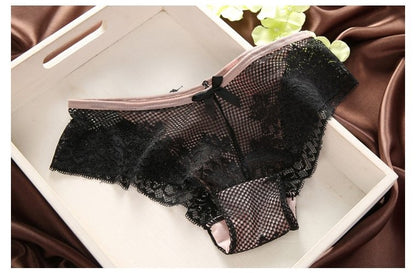 Luxurious Vintage Lace Push Up Bra Set