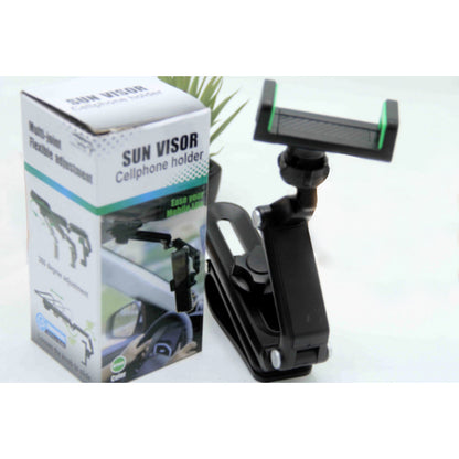 Universal Sun Visor Support 360° Car Cell Phone Holder
