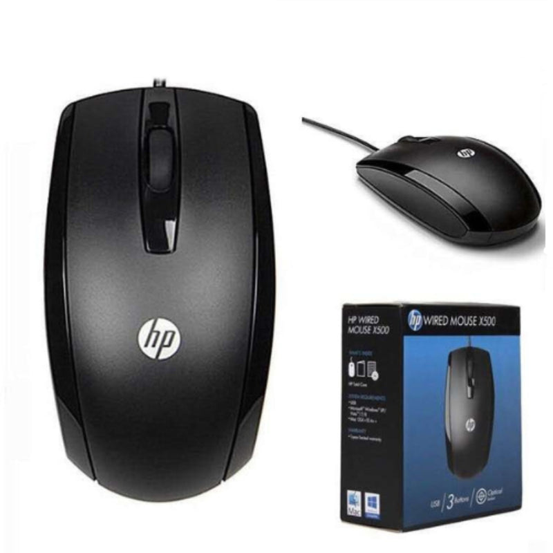 X500 Wired Mouse With Optical Tracking Technology And 3 Programmable Buttons