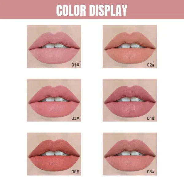 Dragon Ranee Long Lasting Lip Gloss 6-Pcs