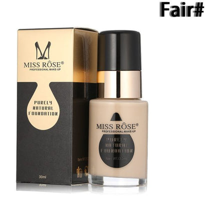 Miss Rose Waterproof Moisturizing Oil Free Liquid Foundation 30ml