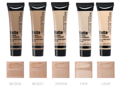 Miss Rose Long Lasting Liquid Full Skin Coverage Foundation 37ml