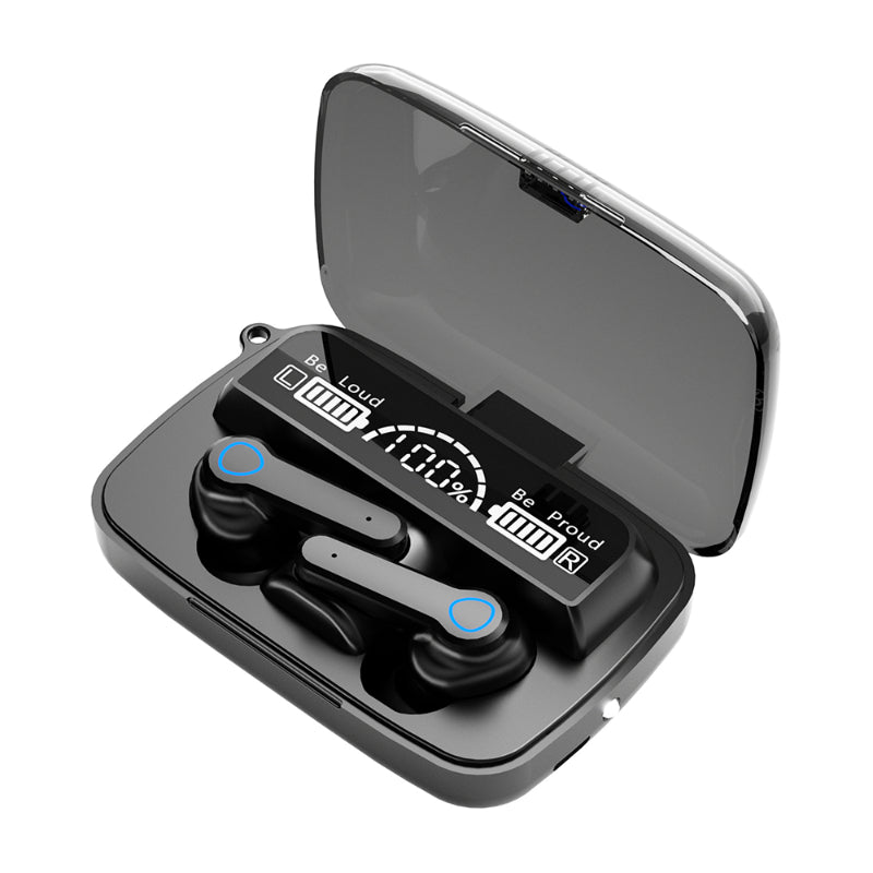 M19 TWS Touch Control Wireless Bluetooth 5.1 Earbuds With Microphone And Flashlight