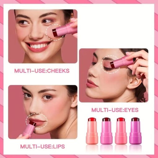 Romantic May Jelly Tint Blush Stick 4-Pcs