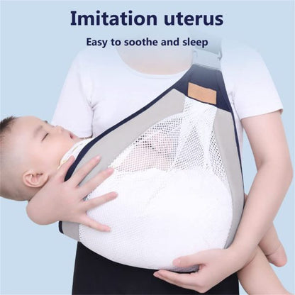 Baby Carrier, Ergonomic Baby Strap one Shoulder Labor-Saving Polyester Baby Half Wrapped Sling