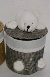 Cute Bear Basket (Random Color)
