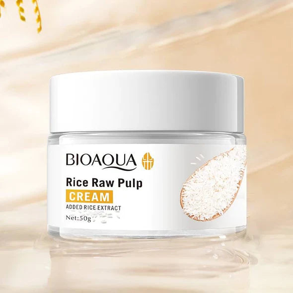 Bioaqua Rice Raw Pulp Moisturizing Face Cream 50g