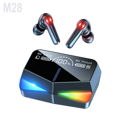 M28 Bluetooth 5.1 Touch Control Gaming Headset With Microphone And LED Display