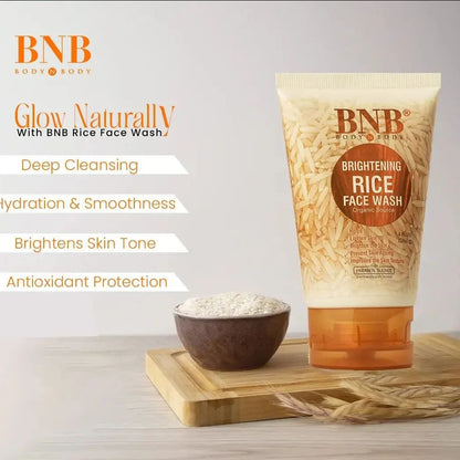 Bnb Rice Face Wash 120-Ml