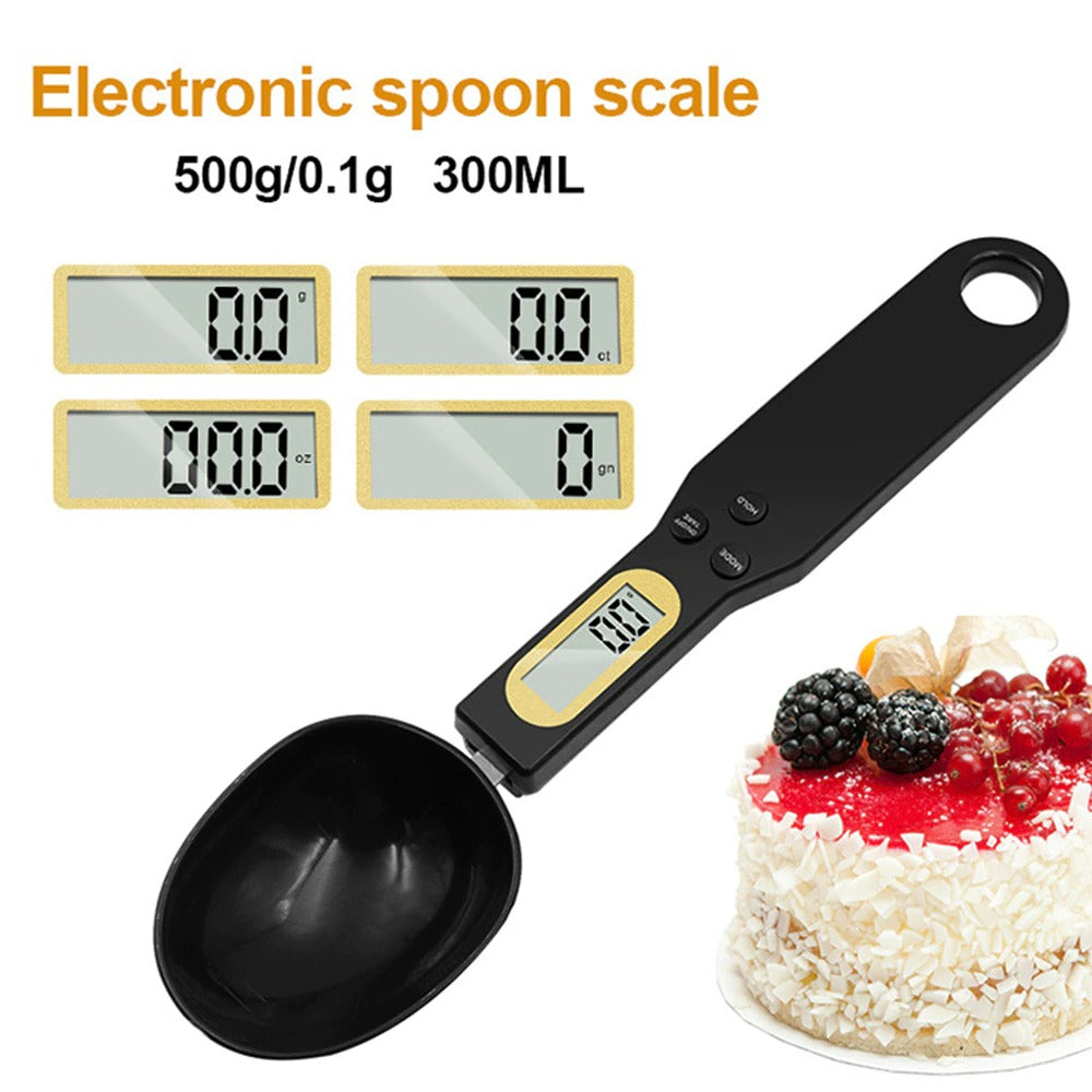 Ultra-Compact Digital LCD Screen Display Measuring Spoon Scale Up To 500g/0.1g