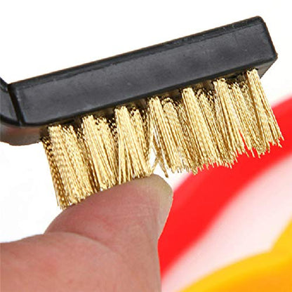 Gas Stove Cleaning Wire Brush Kitchen Tool Metal Fiber Brush – Set of 3 Brush