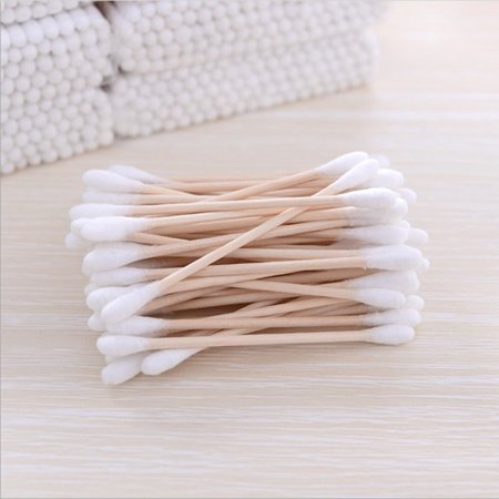 Pack Of 10 - 100 Pieces Disposable Ultra-small Cotton Swab Lint