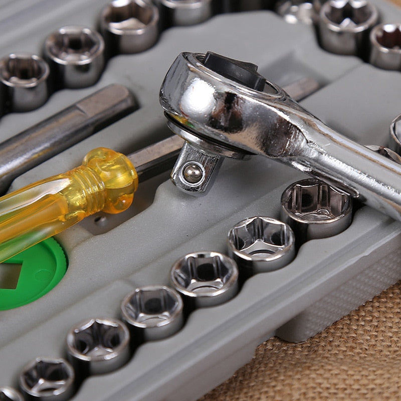40Pcs Household Sets Household Tools Repair Auto Repair Hardware Tools Kit