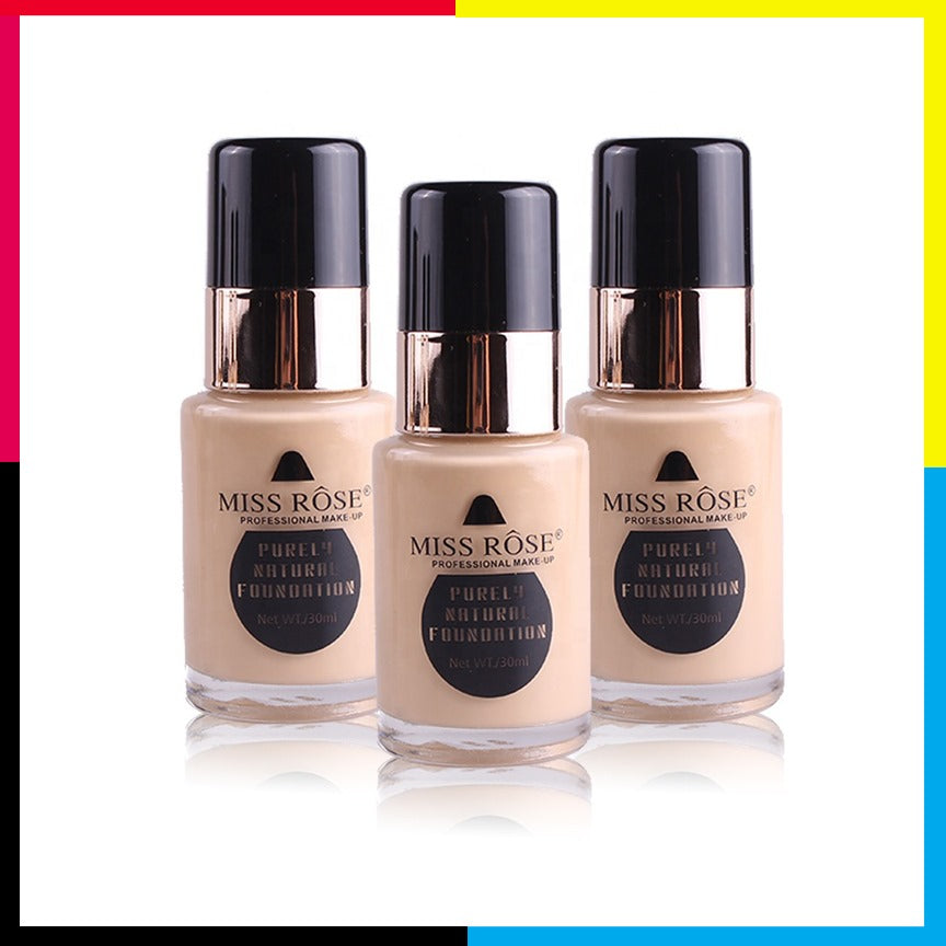 Miss Rose Waterproof Moisturizing Oil Free Liquid Foundation 30ml