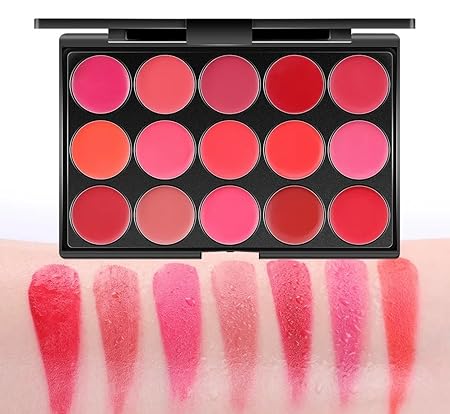 Matte Lip Cream Lipstick Palette 15-Color