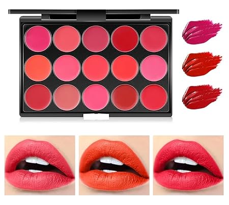 Matte Lip Cream Lipstick Palette 15-Color