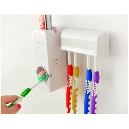 Automatic Toothpaste Dispenser Squeezer & Holder Set