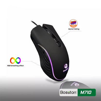 M710 Shadow High-End Optical RGB 3200Dpi Competitive Gaming Mouse