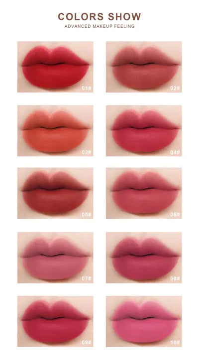 Dragon Ranee Waterproof Lip Gloss 10-pcs