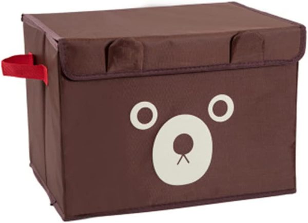 1 Pc Panda Design Folding Storage Bins Quilt Basket Kid Toys Organizer Storage Boxes Cabinet Wardrobe Storage Bag (random Color/design)