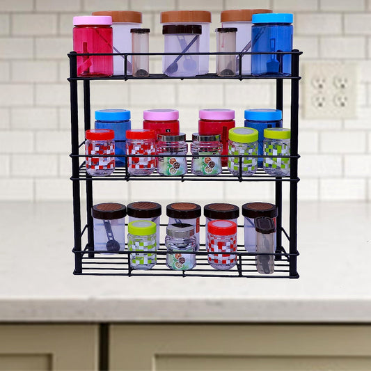 3-Tier Multi-Purpose Metal Kitchen Storage Shelf Rack