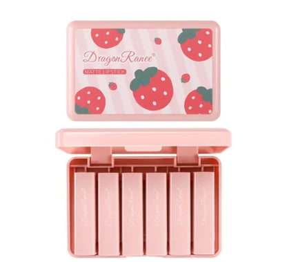 Dragon Ranee Long Lasting Lip Gloss 6-Pcs