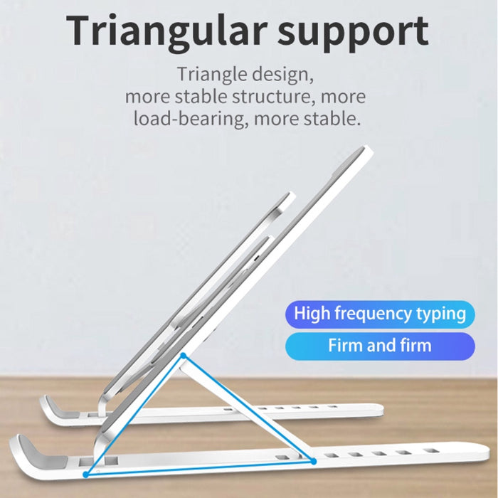 Portable Aluminium Lightweight Laptop Stand With 7 Adjustable Height Levels