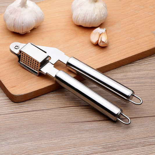Eco-Friendly Stainless Steel Manual Operate Garlic Press