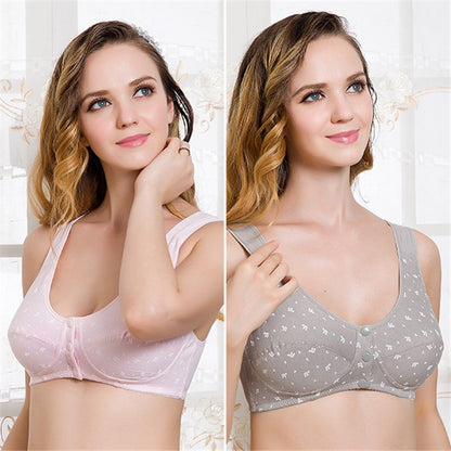 Women Maternity Tops Breastfeeding 3 Buttons Front Pregnant Feeding Nursing Bra