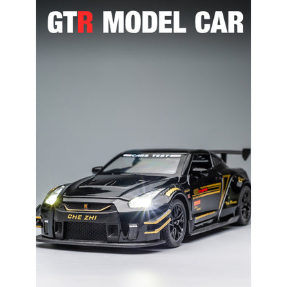 Nissan GTR Sports Alloy Model Simulation Pull Back With Sound And Light Car