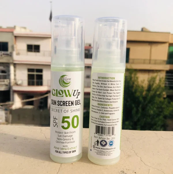 Glow Up Sunscreen Gel 50ml