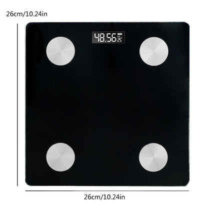 Electron Digital Scale LCD Display Smart Bluetooth BMI Weight Composition Analyzer With Tempered Glass