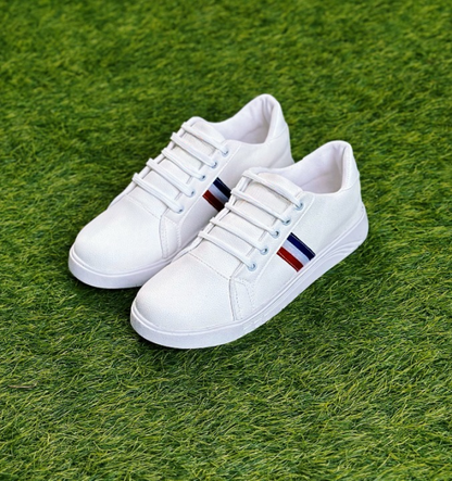 White Sport Sneakers For Men