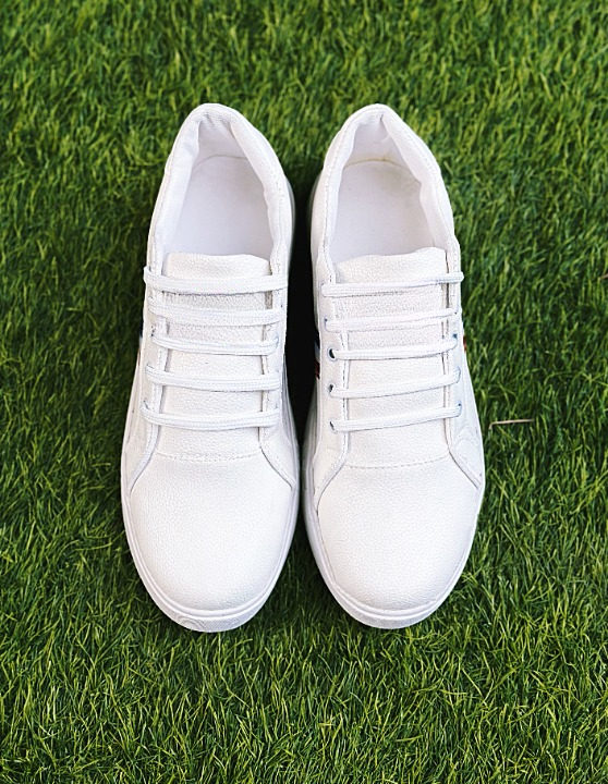 White Sport Sneakers For Men