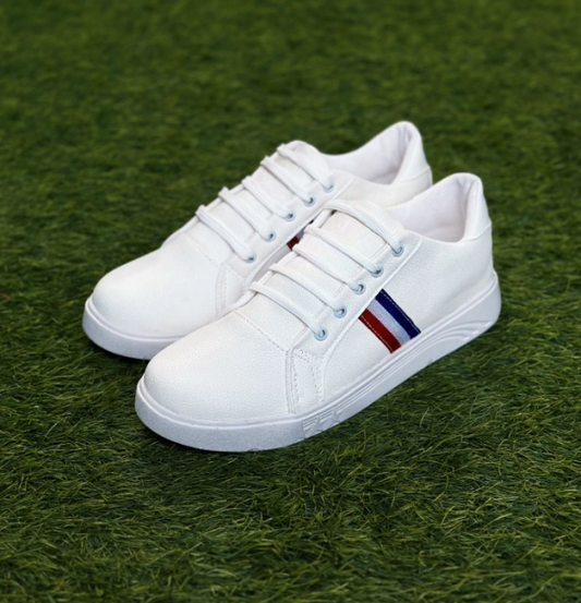 White Sport Sneakers For Men