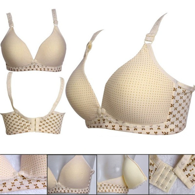 Maternity Nursing Cotton Breast Feeding Push Up Bra