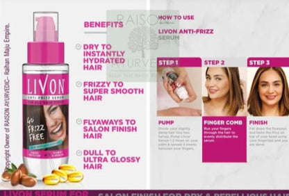 Livon Hair Essentials Damage Protection Serum 50ml