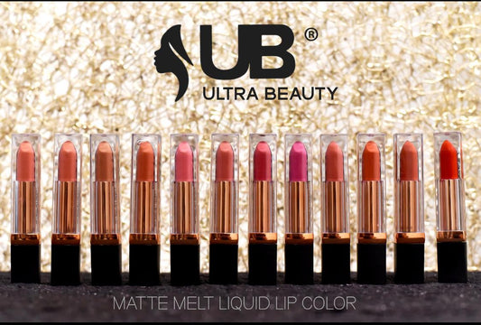 Long Lasting Matte Melt Liquid Lips Color Set Of 12 Piece