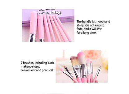 Hello Kitty Makeup Brush Set 7-pcs