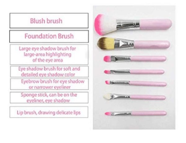 Hello Kitty Makeup Brush Set 7-pcs