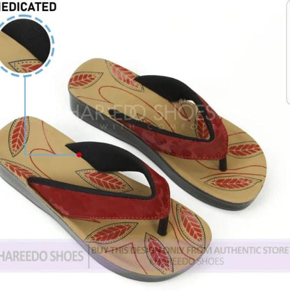 V-shape Casual Wear Slippers For Women