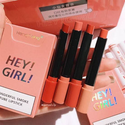 Hey Girl Smoke Lipstick 4pcs